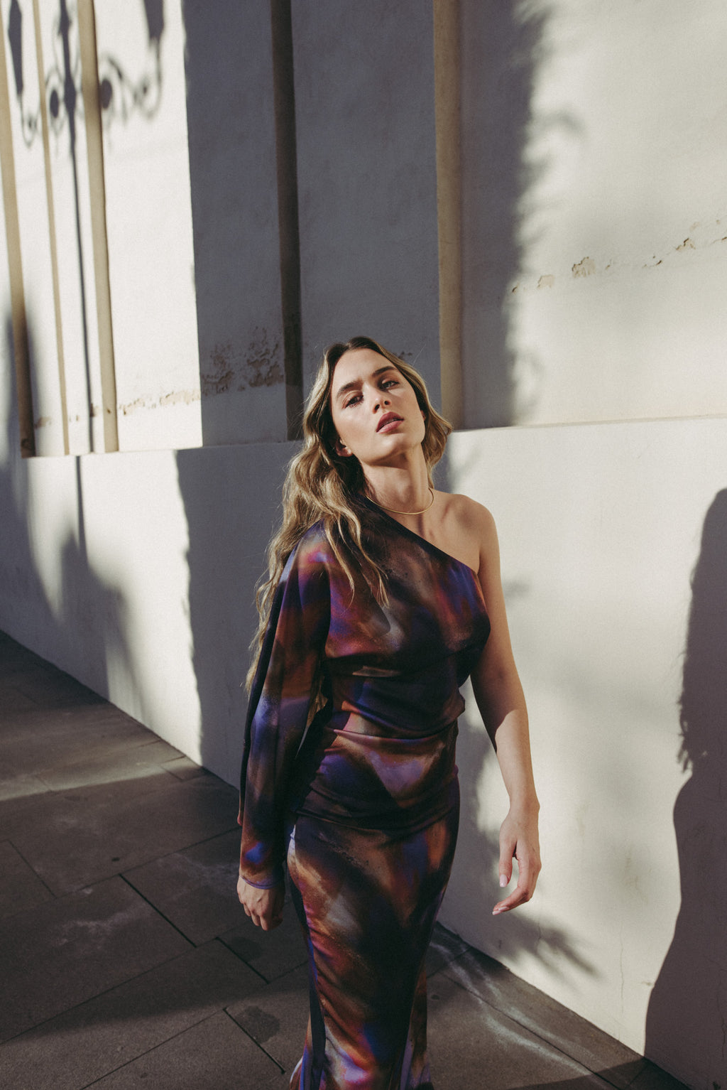 Vestido Terramotos One Shoulder