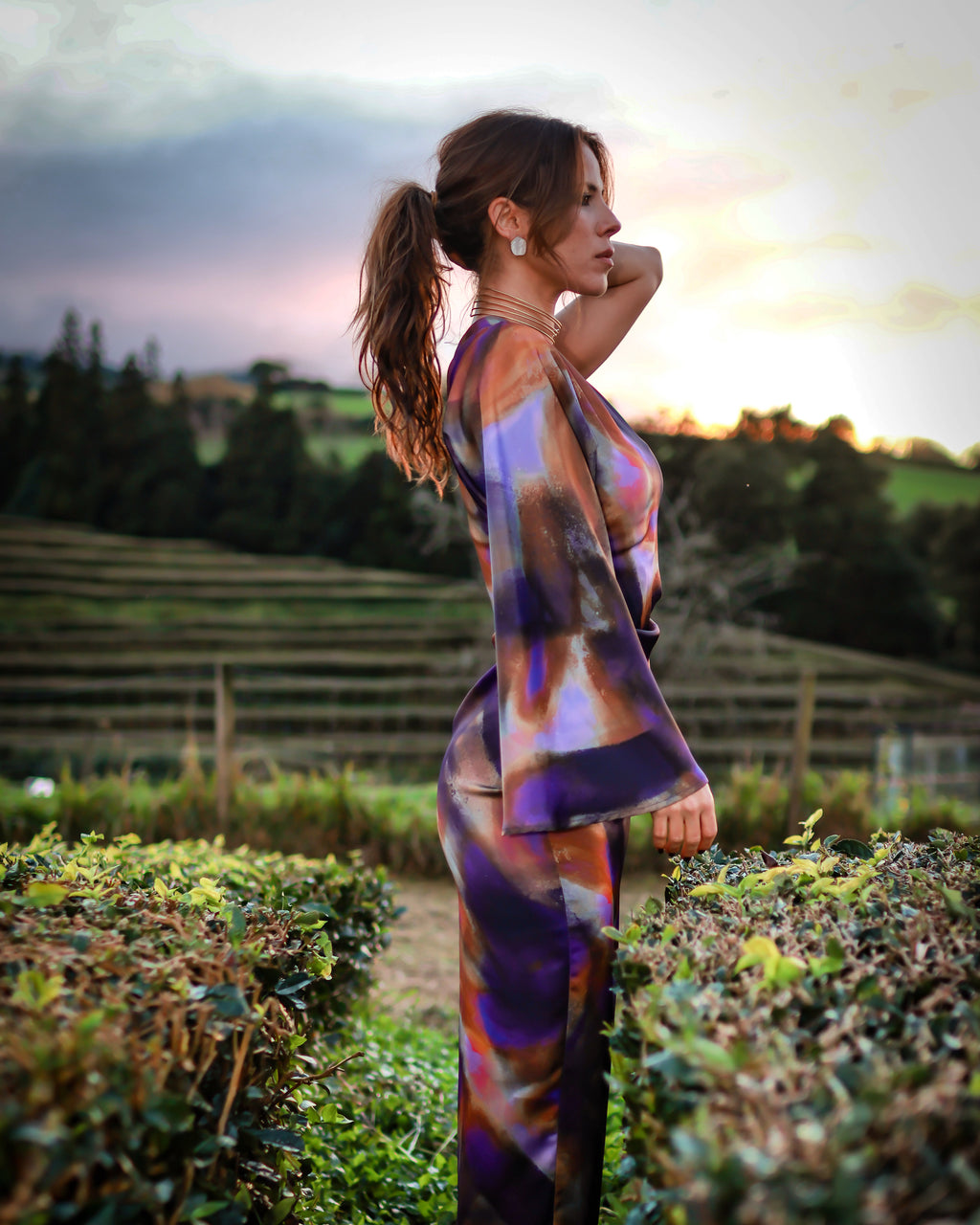 Vestido Terramotos One Shoulder